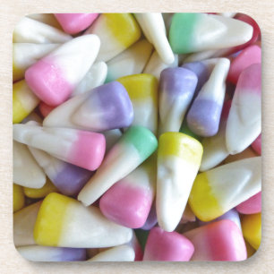 Easter Candy Corn Beverage Coaster