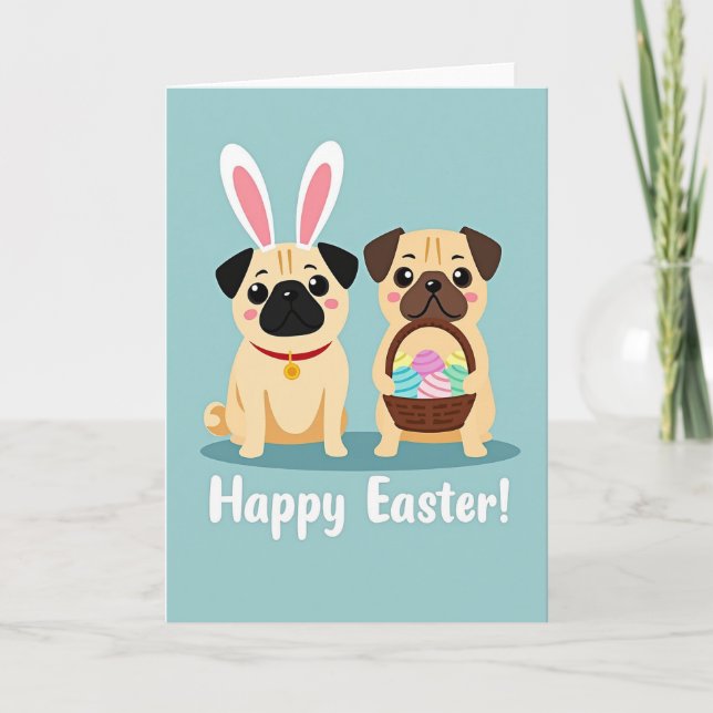 Easter Canine Friends Card (Front)