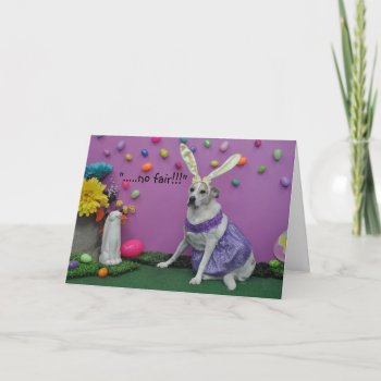 Easter Card  Dog-dressed Card by PlaxtonDesigns at Zazzle