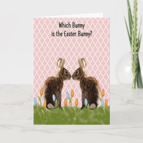 Easter Card for Child Which Bunny is Easter Bunny