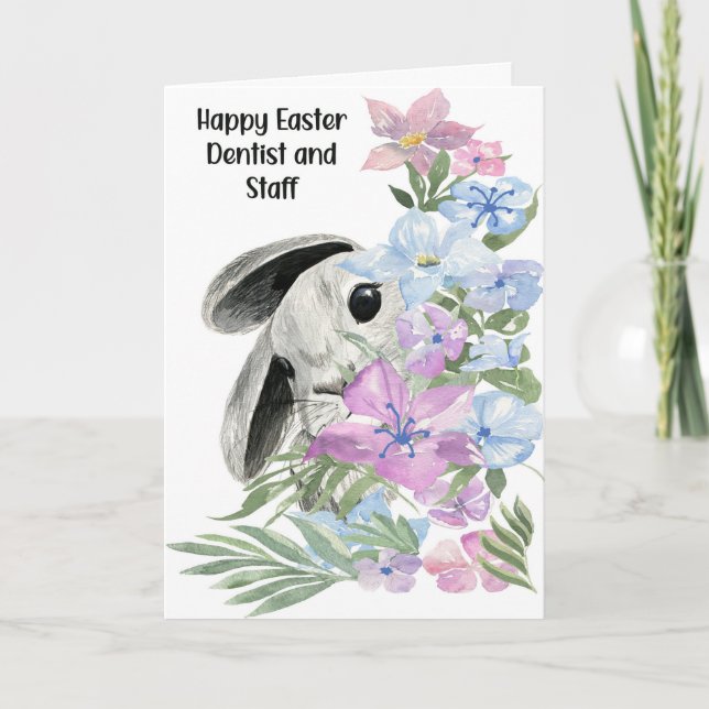 Easter Card for Dentist and Staff (Front)