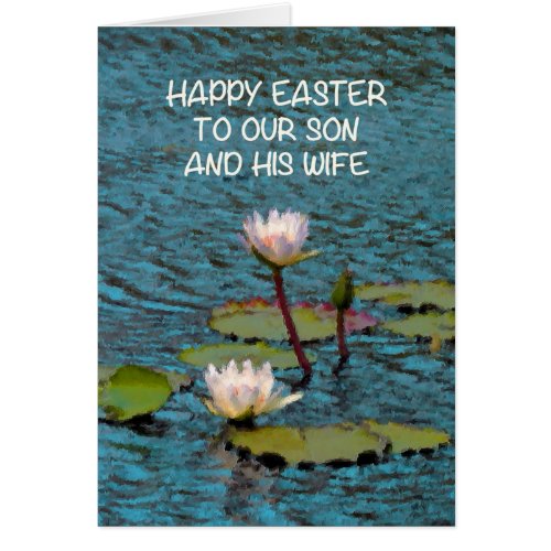 Easter Card for Sun and his Wife Water Lilies