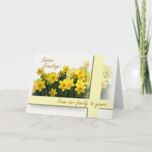 Easter Card - From our family to yours