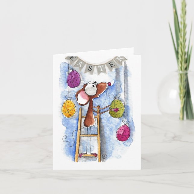 Easter Card - Happy Easter Banner (Front)