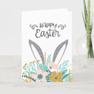 Easter Card - Happy Easter Bunny Ears