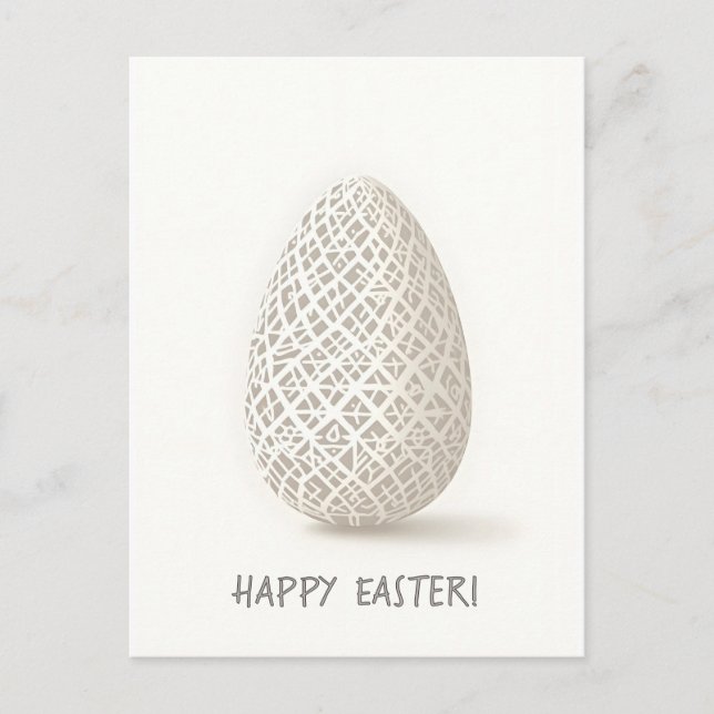 Easter card in minimalist style (Front)