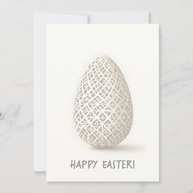 Easter card in minimalist style (Front)