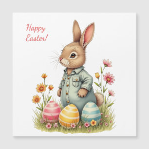 Easter card in soft pastel colors