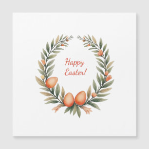 Easter card in soft pastel colors