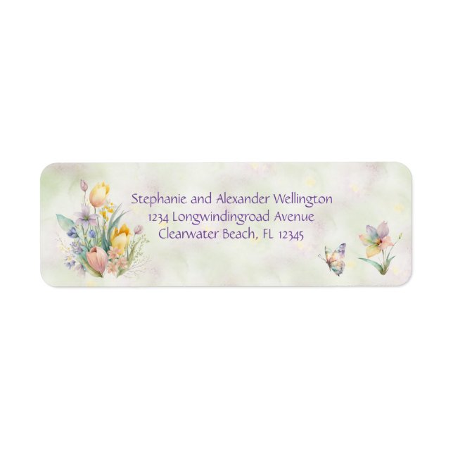Easter Card Return Address Label (Front)