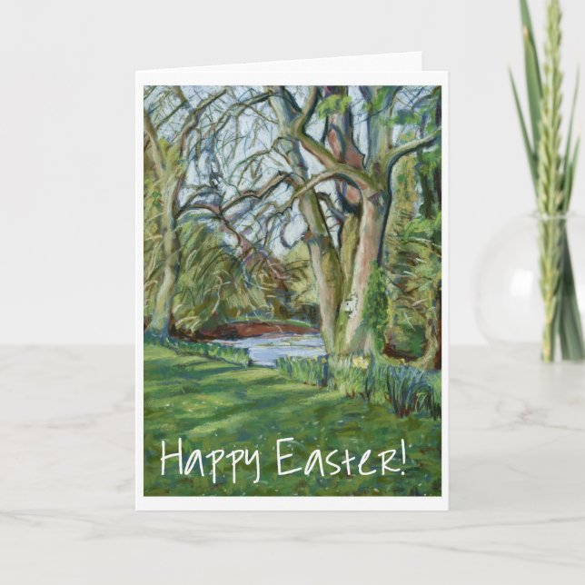 Easter Card - Spring Landscape (Front)