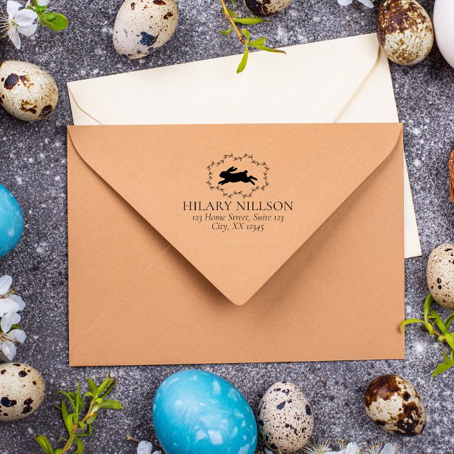 Easter card stap | Address bunny stamp  (Creator Uploaded)