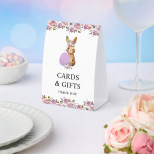Easter Cards and Gifts Baby Shower Paper Table Tent
