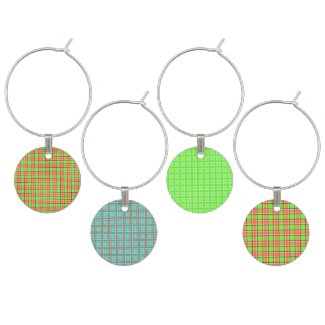 Easter Carrot Colors Plaid Pattern