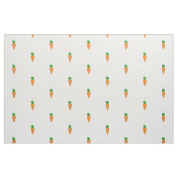 Easter Carrot Fabric by iHave2Say at Zazzle