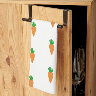 Easter Carrots Kitchen Towel 