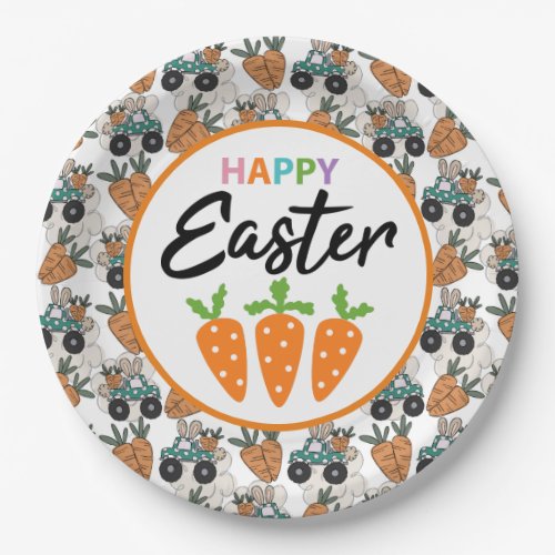 Easter Carrots Paper Plates