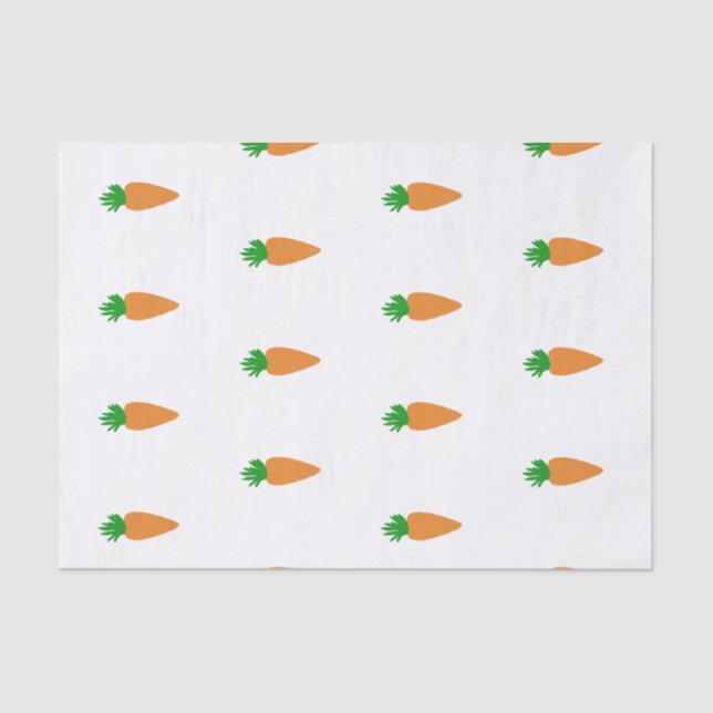Easter Carrots Tissue Paper (Front)