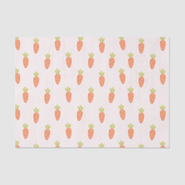 Easter Carrots Tissue Paper (Front)