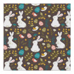 Easter Cartoon Style Seamless Drawing Faux Canvas Print