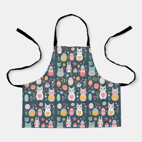 Easter cat apron