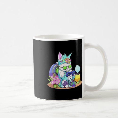 Easter Cat Bunny Funny Gamer Video Game Boys Girls Coffee Mug