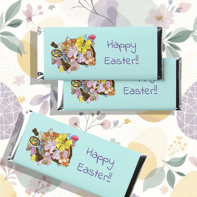 Easter Cat Hershey Bar Favors (Creator Uploaded)