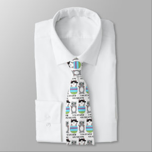 Easter Cat Kitty Meow Funny Cute Neck Tie