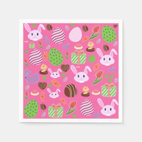 Easter Celebration Cocktail Napkins