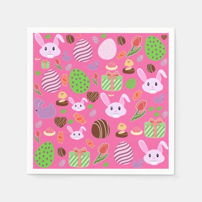 Easter Celebration Cocktail Napkins