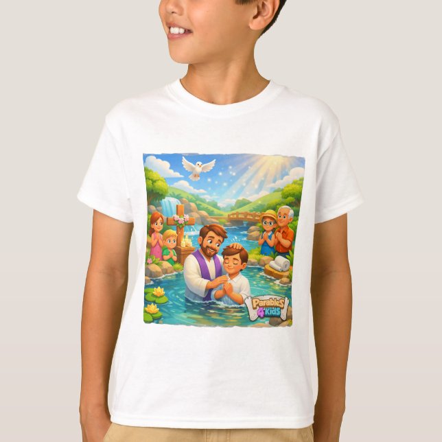 Easter Celebration — Parables4Kids.com T-Shirt (Front)