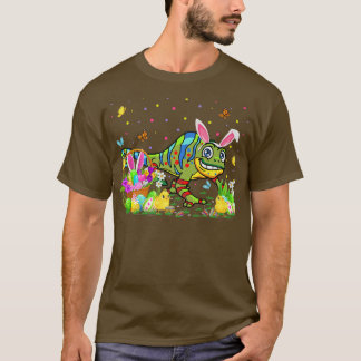 Easter Chameleon Bunny Egg Hunting Chameleon Easte T-Shirt