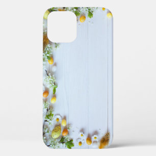 Easter Cherry Plum: Yellow Eggs. iPhone 12 Case