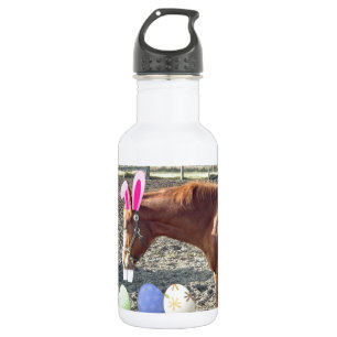 Easter Chestnut Horse Stainless Steel Water Bottle