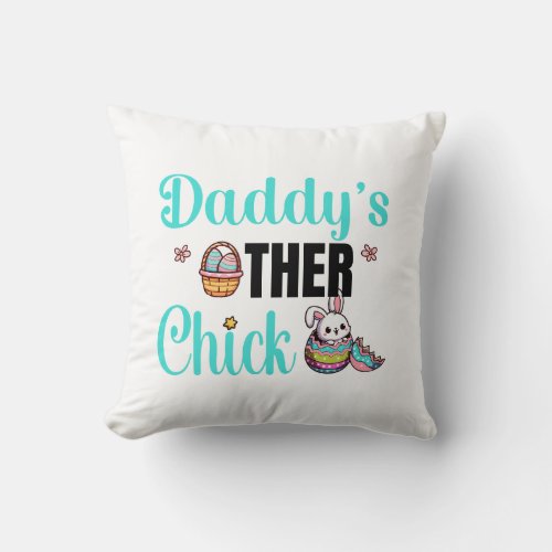 Easter Chic by Design Daddy Throw Pillow