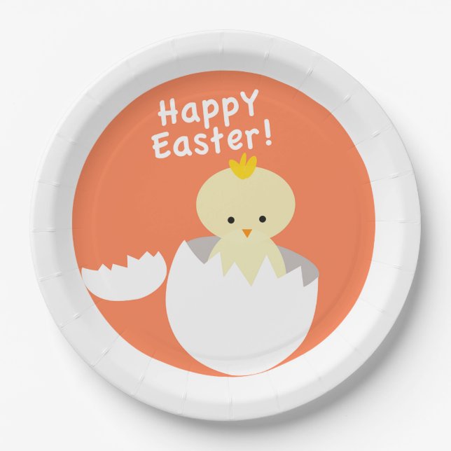 Easter Chic Paper Plates (Front)