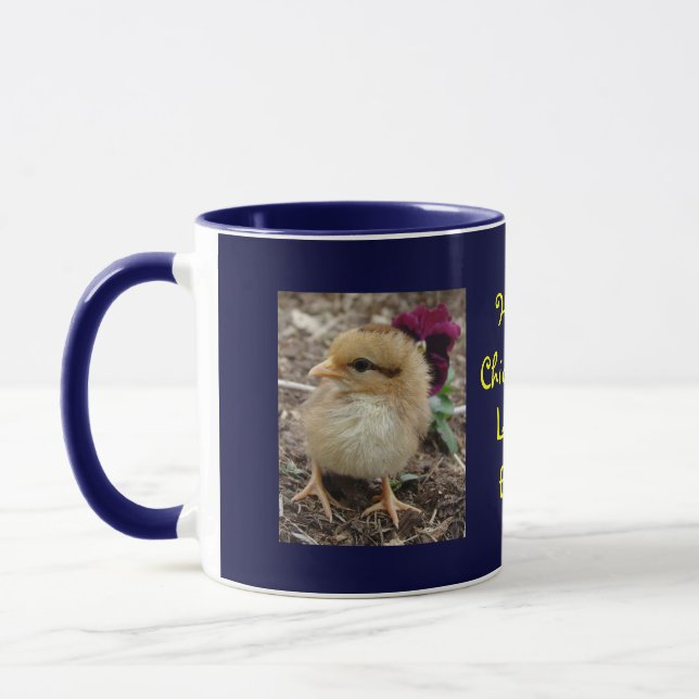 Easter Chick-A-Dee-Light Mug (Left)