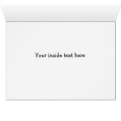 Easter Chick custom greeting card (Inside Horizontal (Bottom))