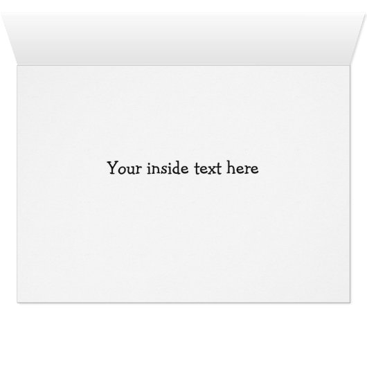 Easter Chick custom greeting card (Inside Horizontal (Bottom))