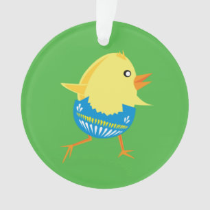 Easter Chick custom ornament