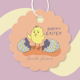 Easter Chick Favor Tag