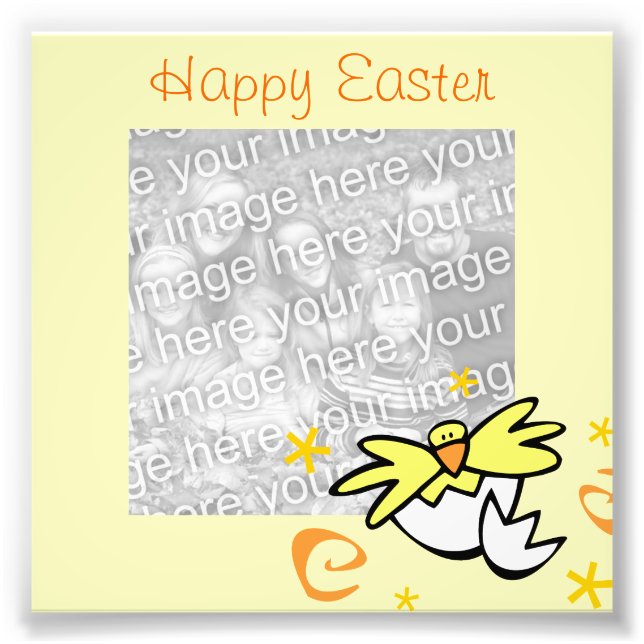 Easter Chick Frame Photo Print (Front)