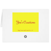 Easter Chick IV Cards (Back Horizontal)
