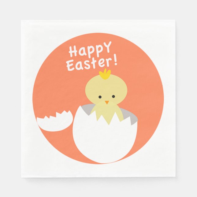 Easter Chick Napkins (Front)