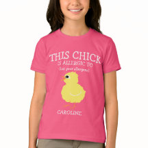 Easter Chick Personalized Allergy Alert