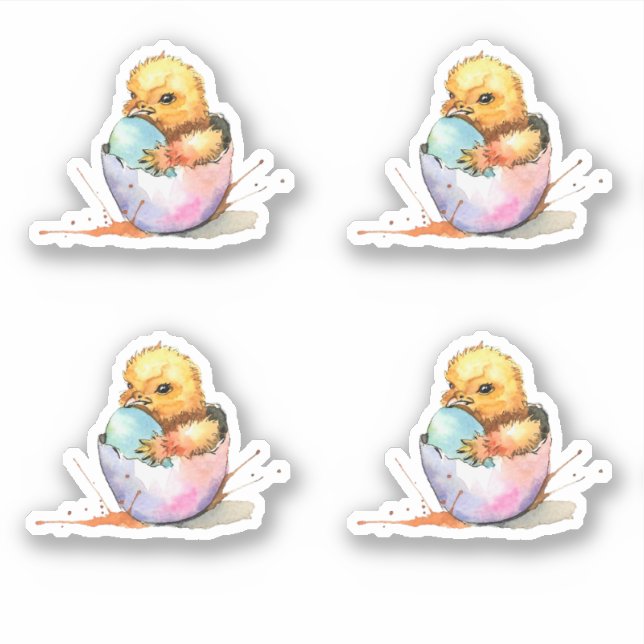 Easter Chick Sticker (Front)