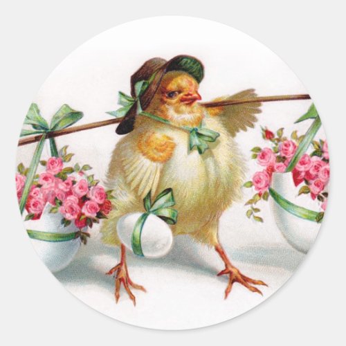 Easter Chick Stickers