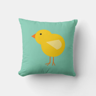 Easter Chick Throw Pillow