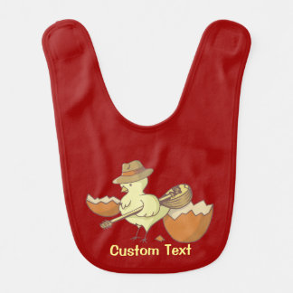 Easter Chick with Bouzouki Baby Bib