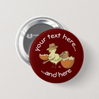 Easter Chick with Bouzouki Button